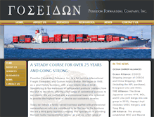 Tablet Screenshot of poseidonforwarding.com